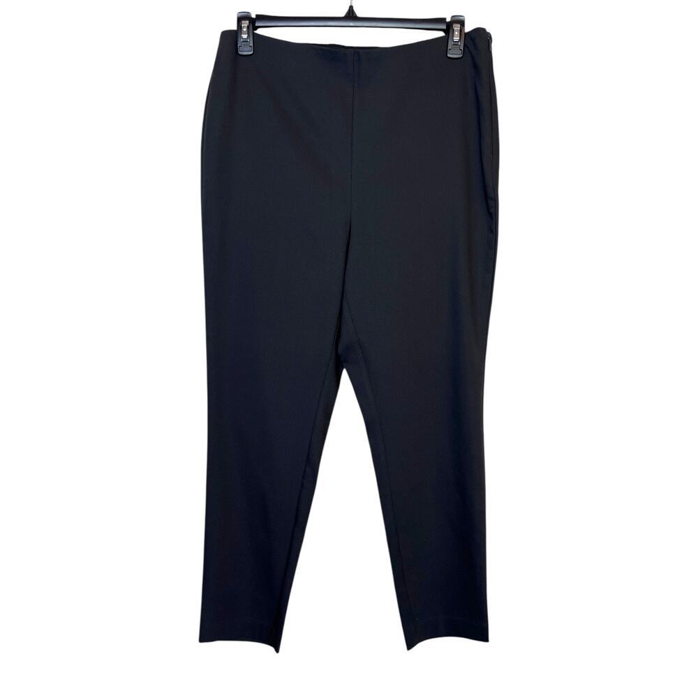 LOFT High Waist Curvy Skinny Stretch Pants in Black Women's Size 14 - Picture 2 of 11